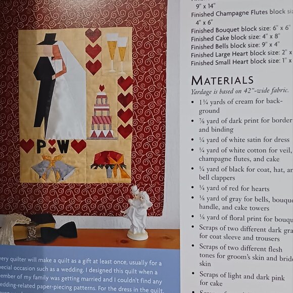 Fanciful Quilts to Paper Piece Book by Wendy Vosters - Picture 4 of 5